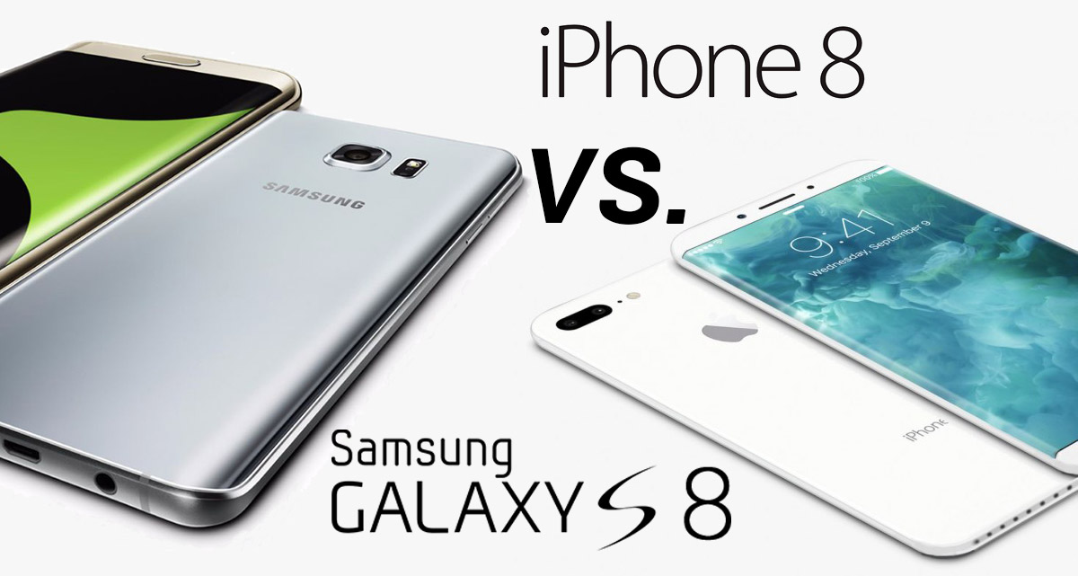 samsung galaxy 8 vs iphone 8 - équivalent samsung s8